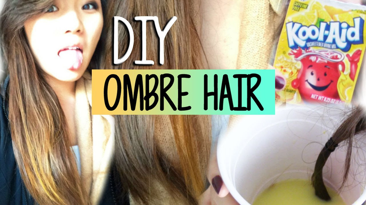 How To DIY Ombre Hair
 DIY Ombre Hair Highlights with KOOL AID