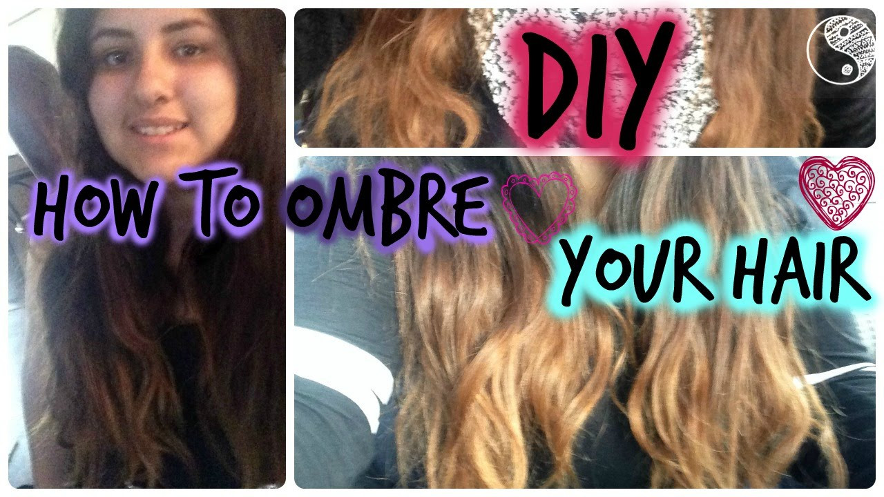 How To DIY Your Hair
 DIY How to ombre your Hair at home