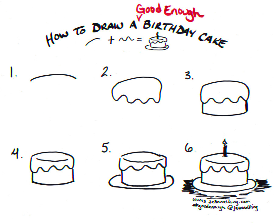 How To Draw Birthday Cake
 jeannelking
