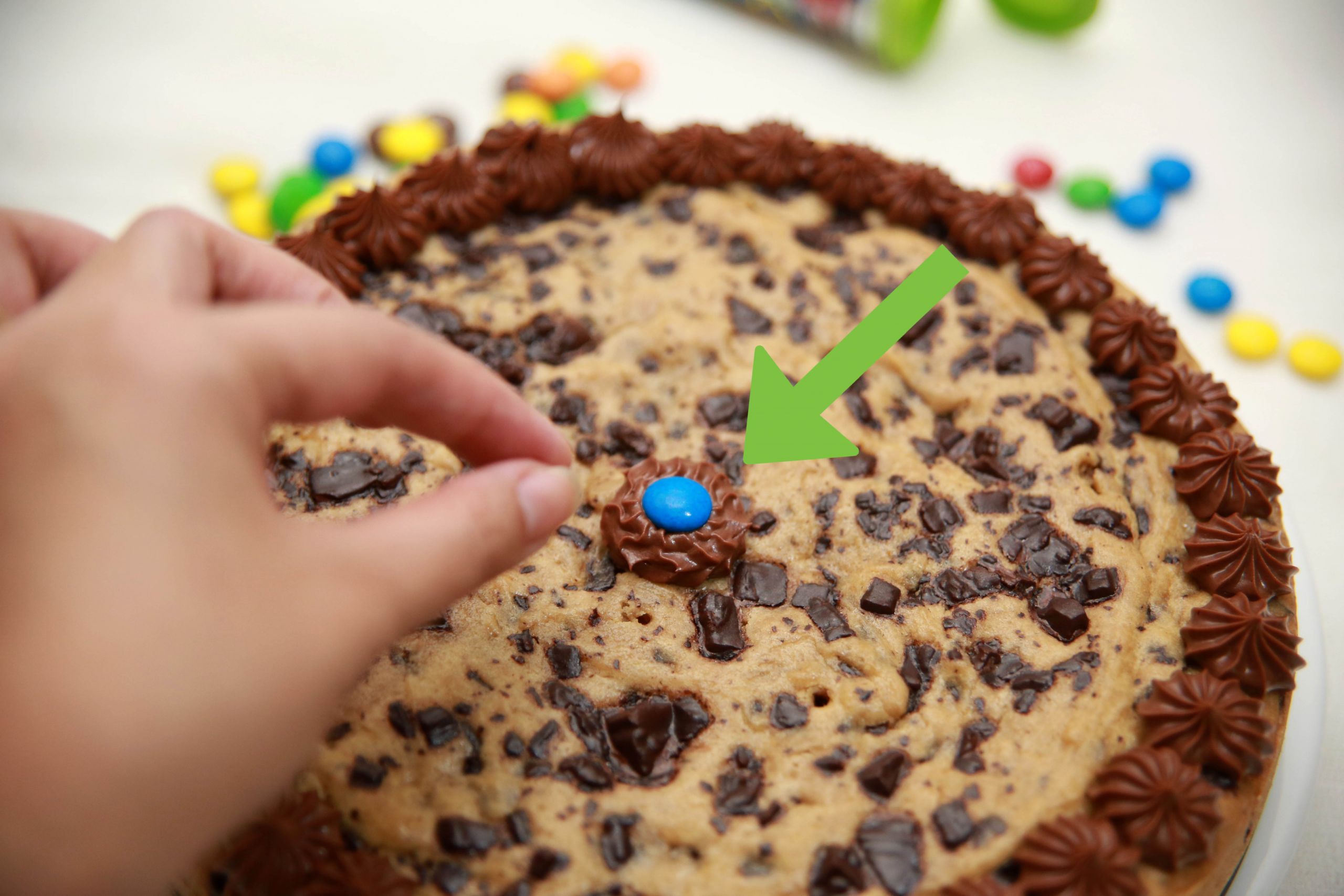 How To Make Birthday Cake
 How to Make a Chocolate Chip Cookie Birthday Cake 14 Steps