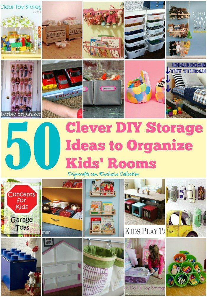 How To Organize Your Room For Kids
 50 Clever DIY Storage Ideas To Organize Kids Rooms