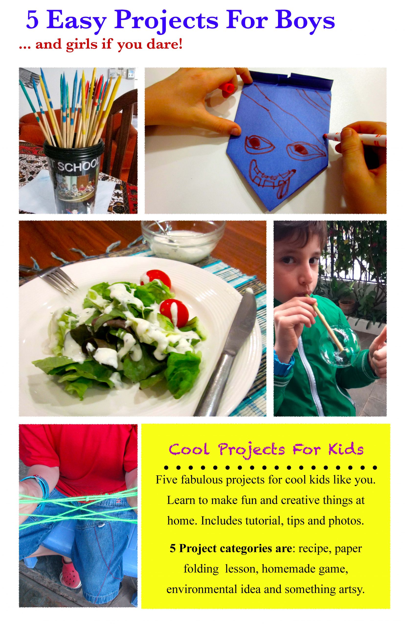 How To Projects For Kids
 Cool Projects For Kids eBook