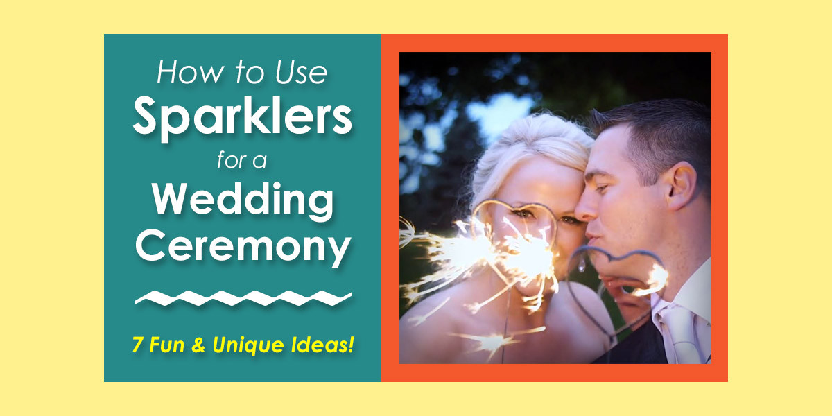 How To Use Sparklers At A Wedding
 Sparklers at a Wedding Ceremony