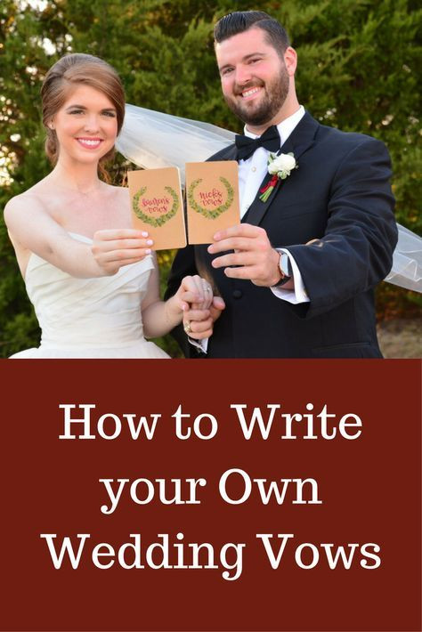How To Write Your Own Wedding Vows
 How to Write your own Wedding Vows