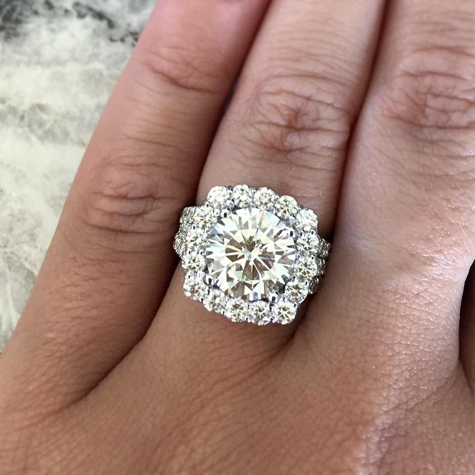 Huge Wedding Ring
 BIG Engagement Rings Raymond Lee Jewelers