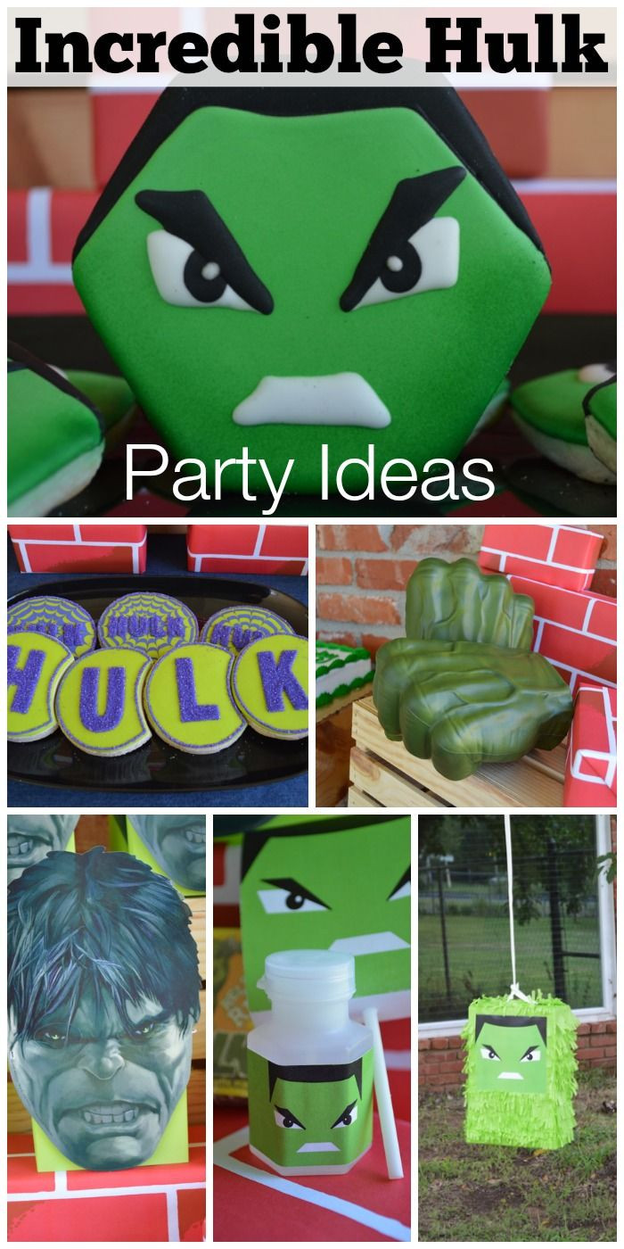 Hulk Birthday Party Supplies
 Hulk Birthday "Ethan s Hulk Inspired Birthday Party "