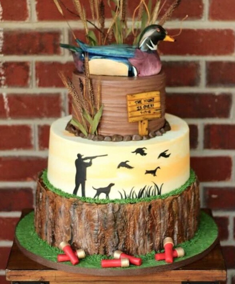 Hunting Birthday Cake
 Top 10 Fishing and Hunting Birthday Cakes