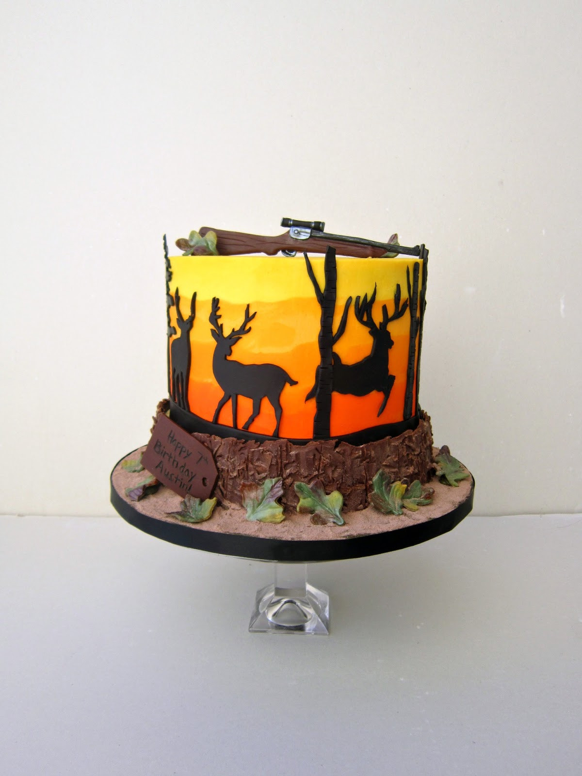 Hunting Birthday Cake
 Delectable Cakes Deer Hunting Birthday Cake