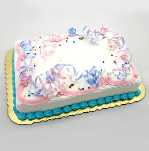 Hy Vee Birthday Cakes
 8 Pastel Streamer Party Cake