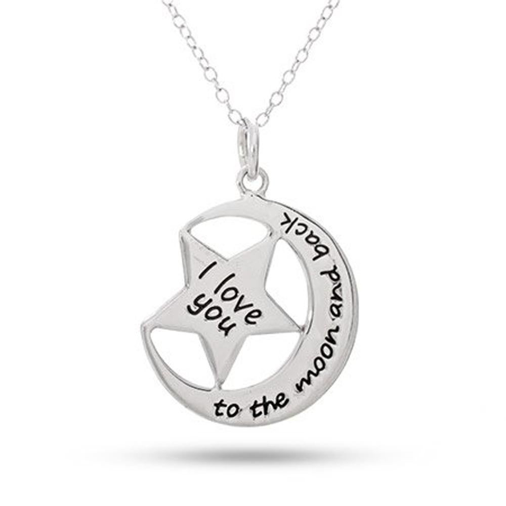 I Love You To The Moon And Back Necklaces
 I Love You To The Moon and Back Necklace