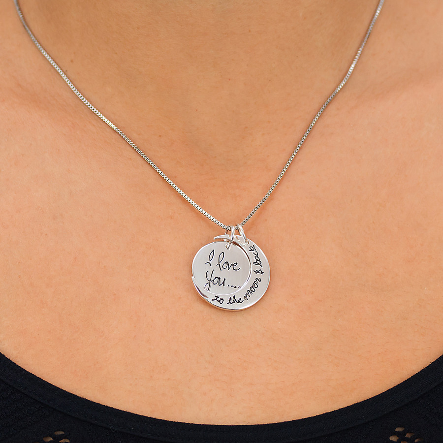 I Love You To The Moon And Back Necklaces
 I Love You To The Moon And Back Pendant Necklace