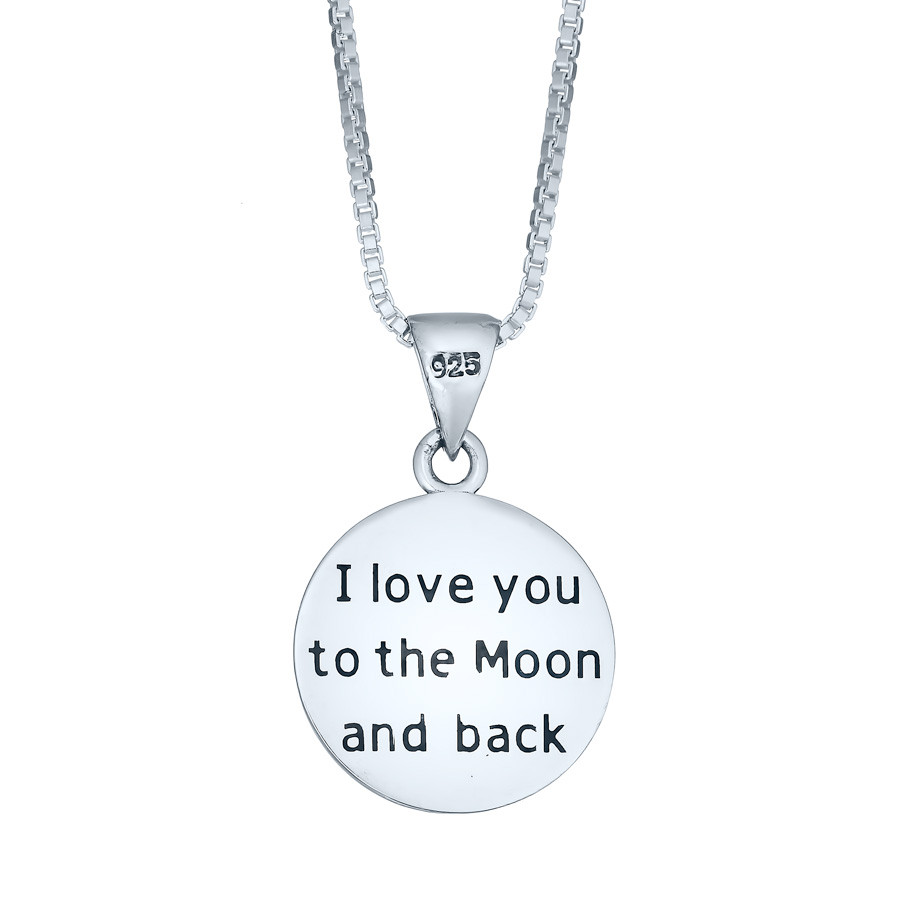 I Love You To The Moon And Back Necklaces
 i love you to the moon and back pendant Landing pany