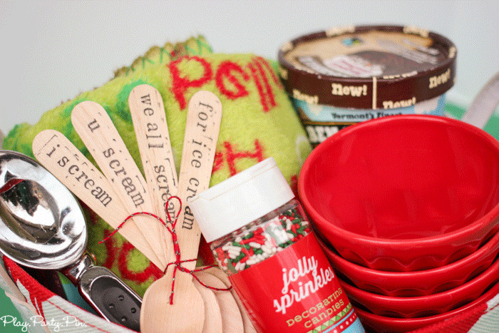 Ice Cream Gift Basket Ideas
 I Scream You Scream Gift Basket