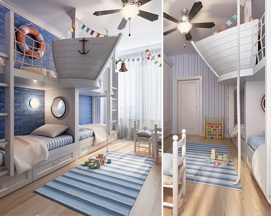 Idea For Kids Room
 22 Creative Kids’ Room Ideas That Will Make You Want To Be