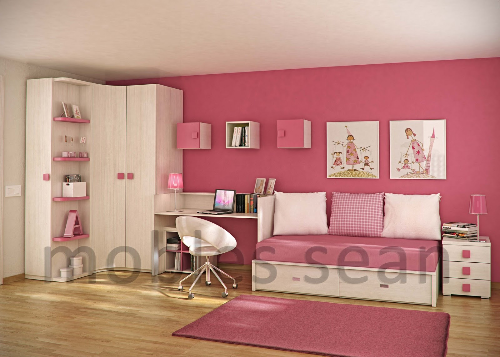 Idea For Kids Room
 Space Saving Designs for Small Kids Rooms