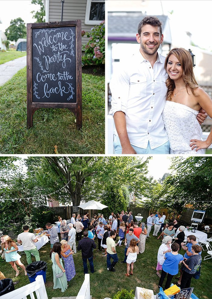 Ideas For A Backyard Engagement Party
 Our Backyard Engagement Party Lexi s Clean Kitchen