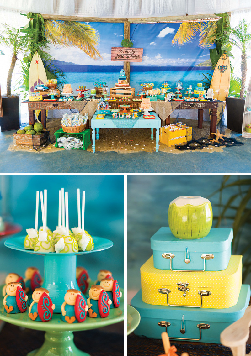 Ideas For A Beach Party Theme
 Surf s Up Incredible Island Paradise Birthday Party