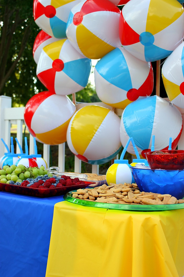 Ideas For A Beach Party Theme
 The Creative Collection Link Party