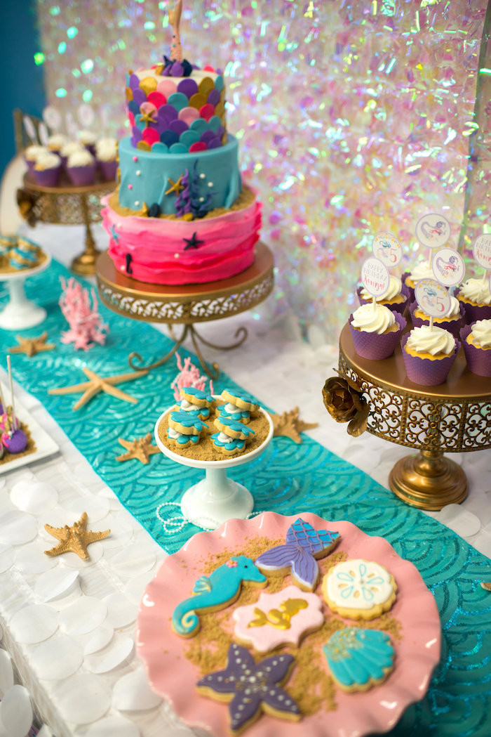 Ideas For A Mermaid Birthday Party
 Kara s Party Ideas Magical Mermaid Birthday Party
