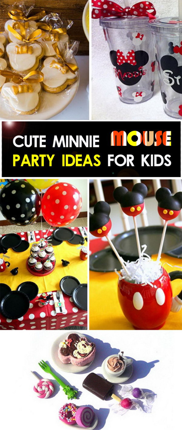 Ideas For A Minnie Mouse Birthday Party
 Cute Minnie Mouse Party Ideas for Kids Hative