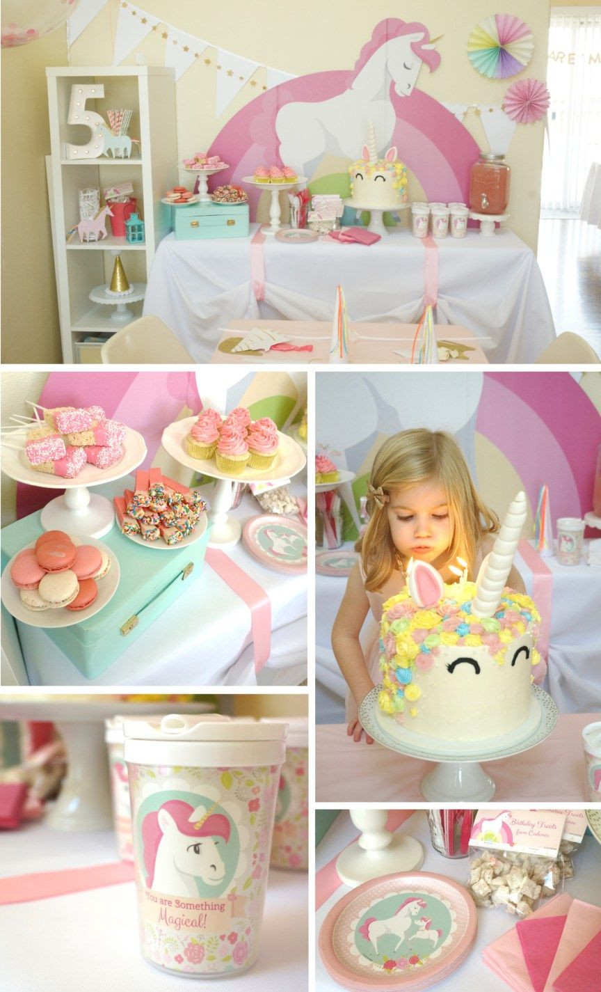 Ideas For A Unicorn Child'S Birthday Party
 Magical Unicorn Party for a five year old Best kids party