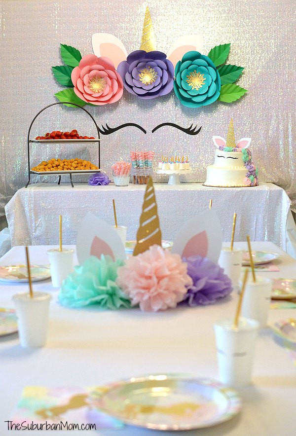 Ideas For A Unicorn Child'S Birthday Party
 Unicorn Birthday Party Ideas Food Decorations