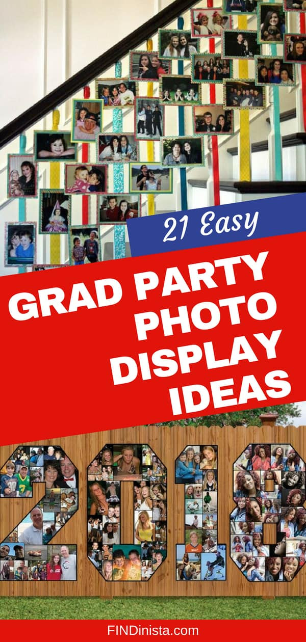 Ideas For Displaying Pictures For Graduation Party
 Easy Graduation Party Display Ideas That Will