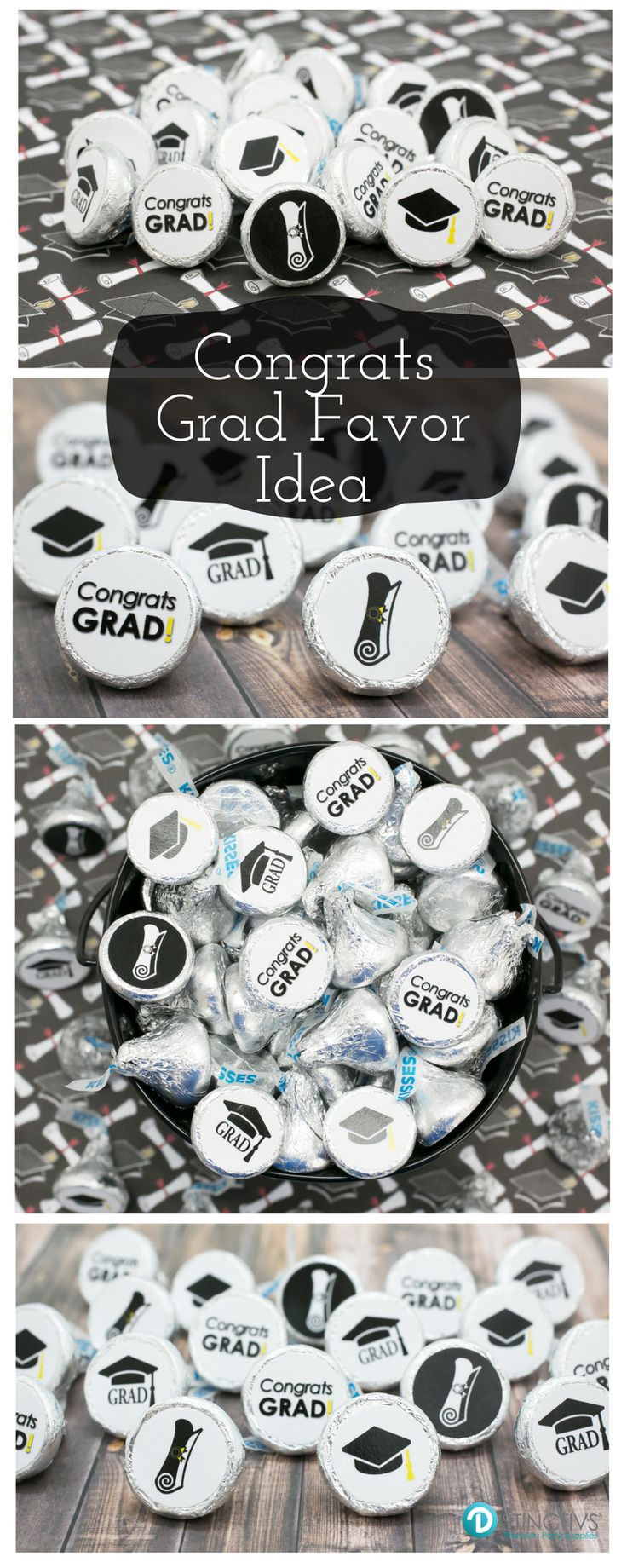 Ideas For Graduation Party Favors
 Congrats Grad Graduation Cap Themed Favor Stickers