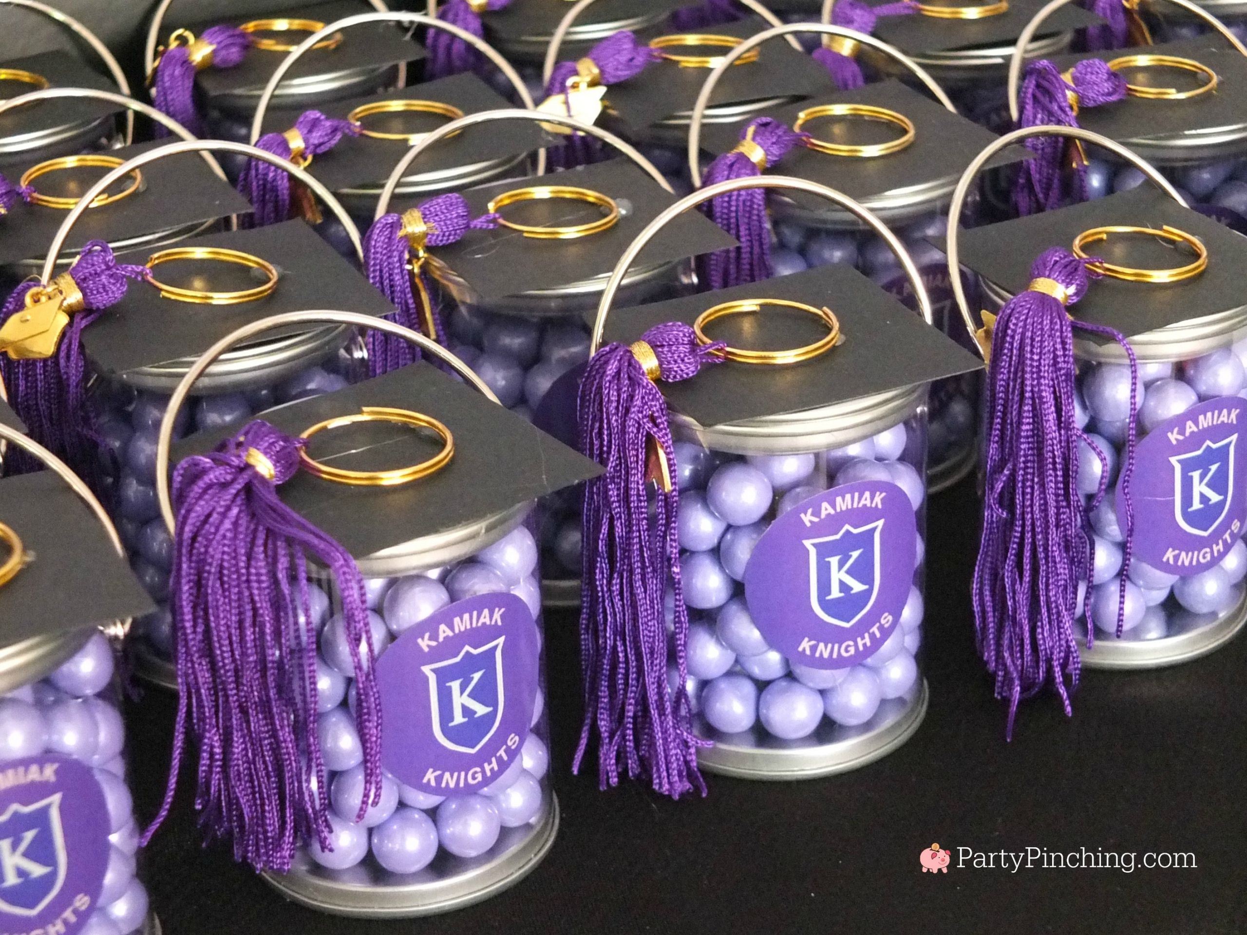 Ideas For Graduation Party Favors
 graduation party favors mortar board cap mini paint cans