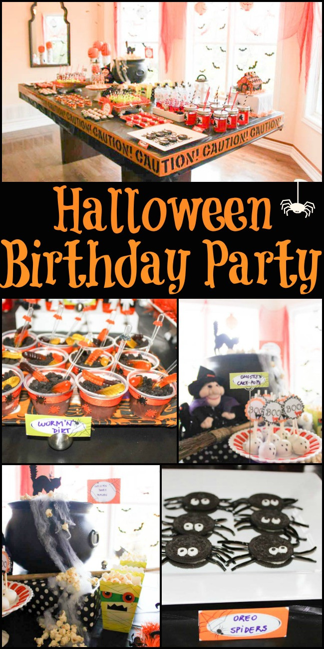 Ideas For Halloween Birthday Party
 Halloween Birthday Party Design Dazzle