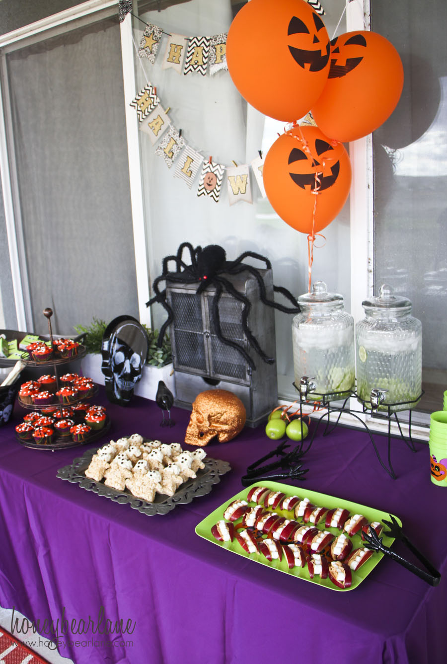 Ideas For Halloween Birthday Party
 Kids Halloween Party Ideas Honeybear Lane