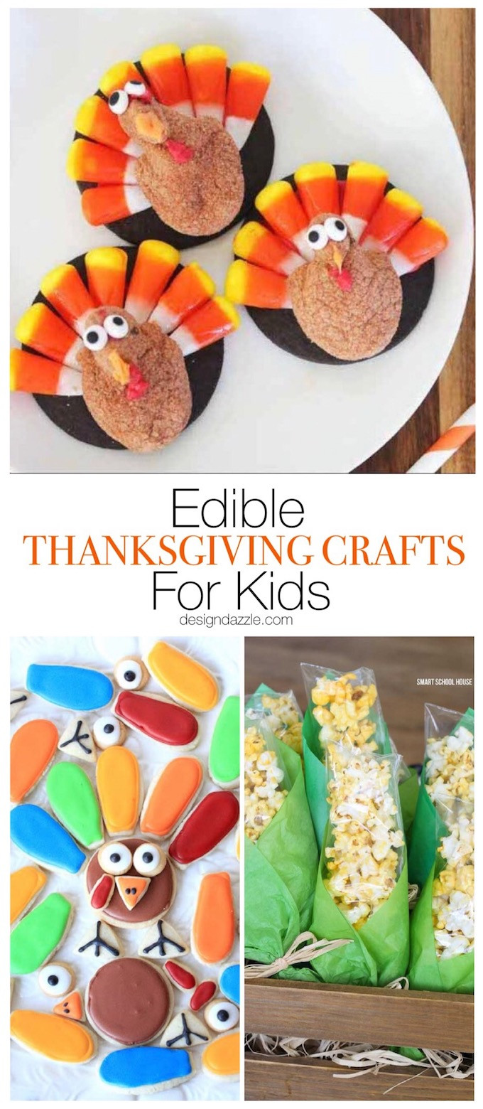 Ideas For Kids Craft
 Edible Thanksgiving Crafts For Kids Design Dazzle