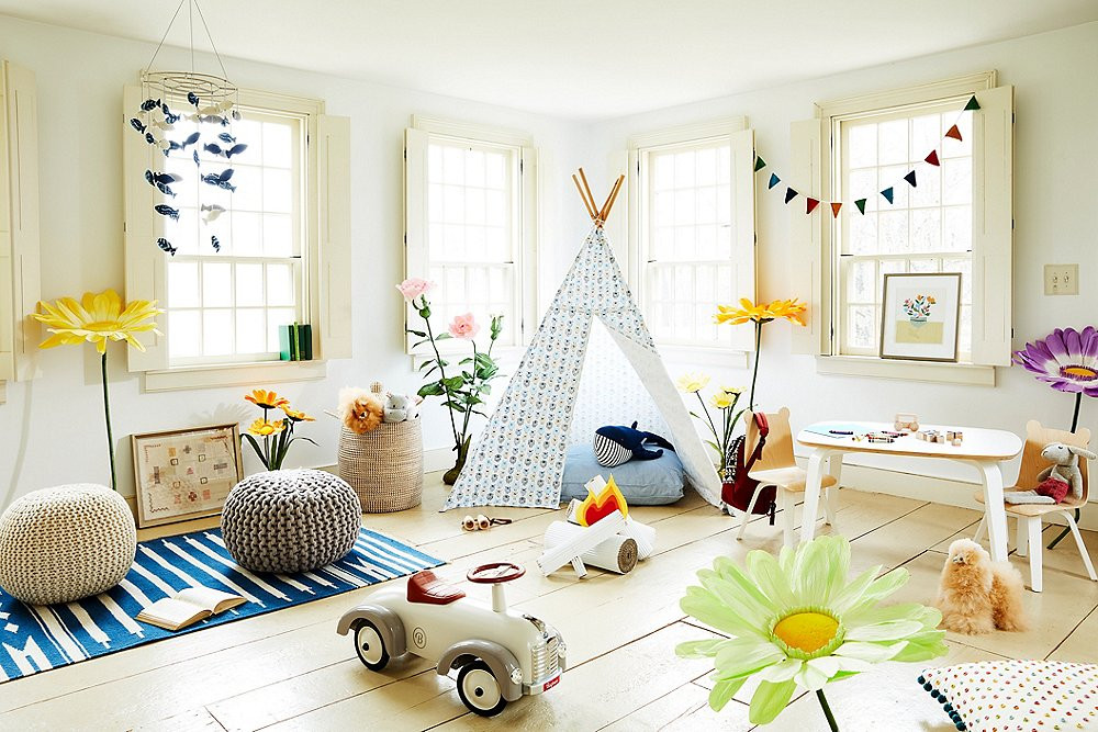 Ideas For Kids Playroom
 Fun & Functional Playroom Decorating Ideas