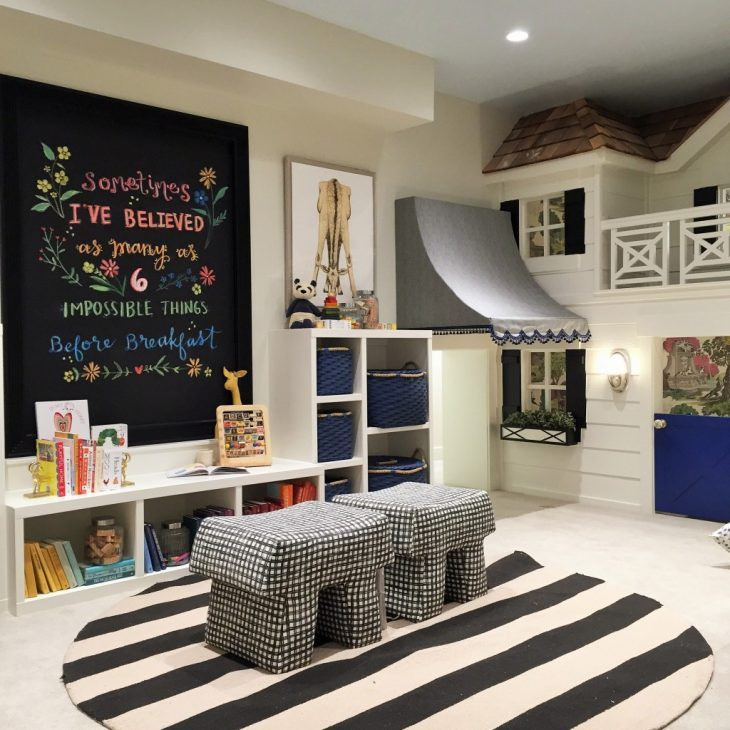 Ideas For Kids Playroom
 HOME INSPIRATION A STYLISH PLAYROOM HOUSE of HARPER