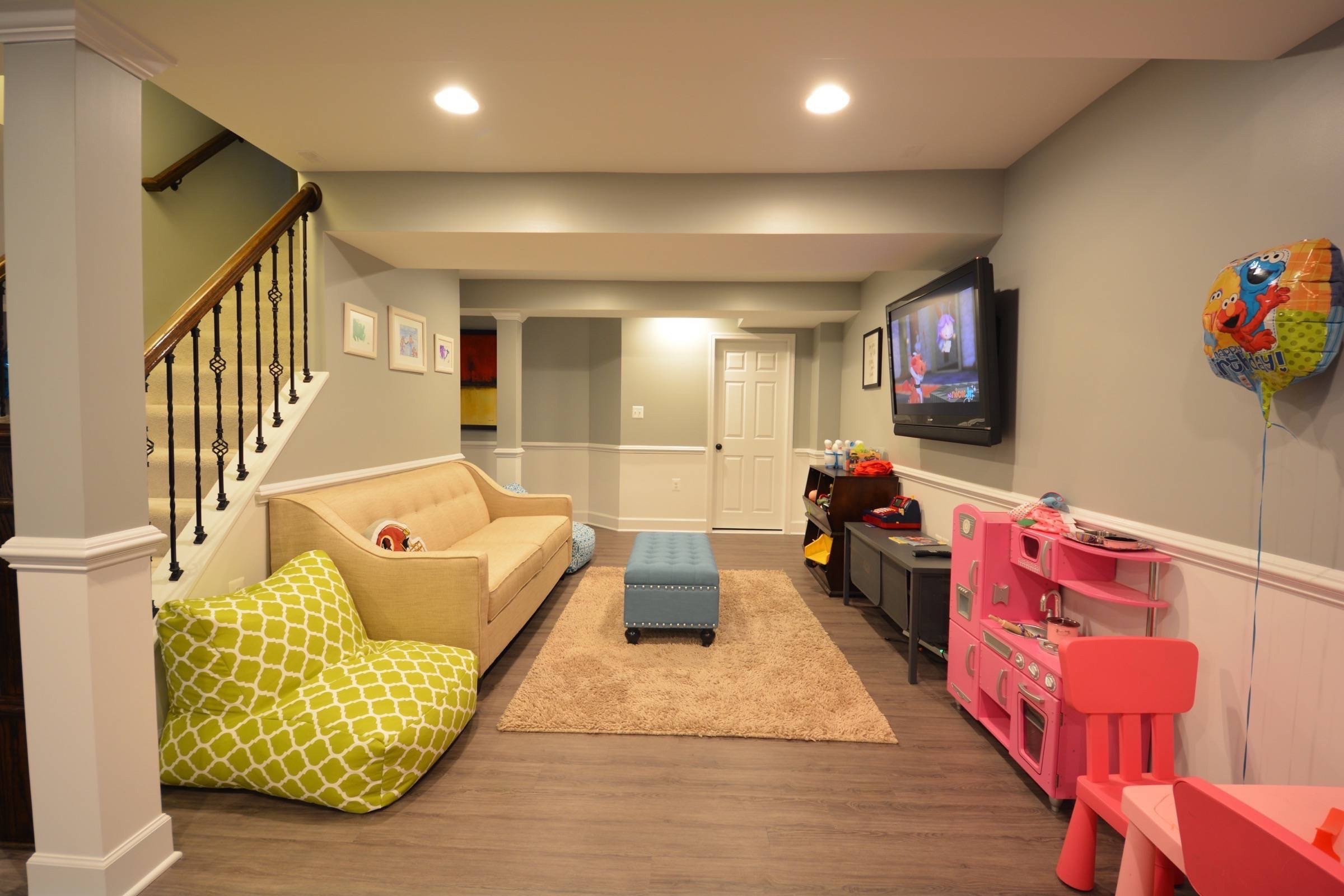 Ideas For Kids Playroom
 Basement Kids Playroom Ideas