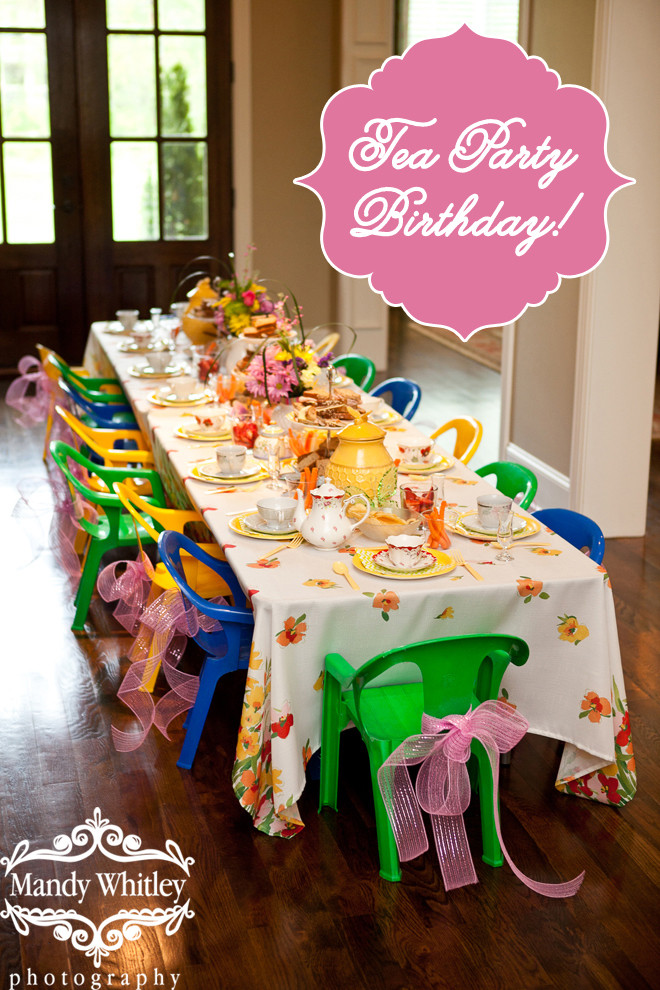 Ideas For Little Girls Tea Party
 Party Feature Colorful Little Girl s Tea Party