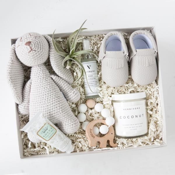 Ideas For New Baby Gift
 New Mom Gift Box DIY Pinterest