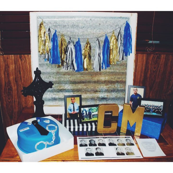 Ideas For Police Academy Graduation Party
 Fort Worth Police Academy Graduation decorations for an