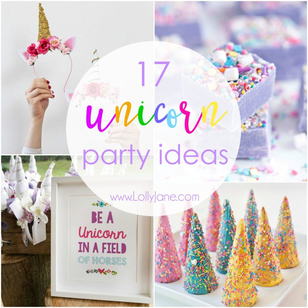 Ideas For Unicorn Party
 17 Unicorn Party Ideas To Throw The Ultimate Unicorn Party