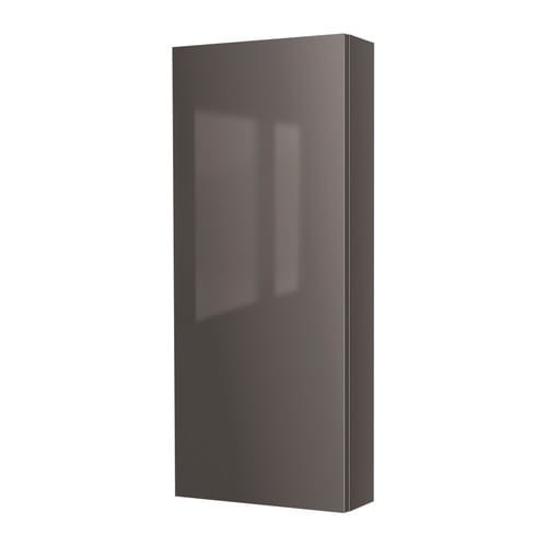 Ikea Bathroom Wall Cabinet
 GODMORGON Wall cabinet with 1 door high gloss gray IKEA