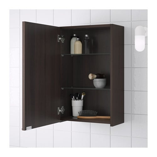 Ikea Bathroom Wall Cabinet
 LILLÅNGEN Wall cabinet black brown IKEA
