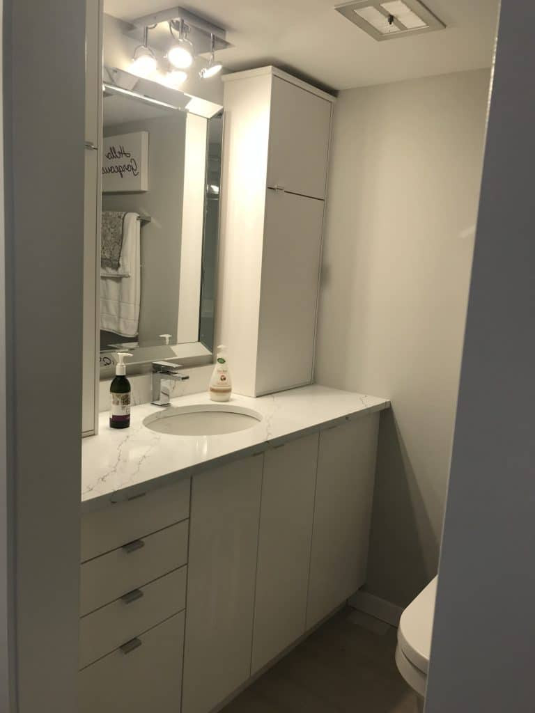 Ikea Cabinets Bathroom
 IKEA Sektion Kitchen Cabinets as Bathroom Vanities Easy