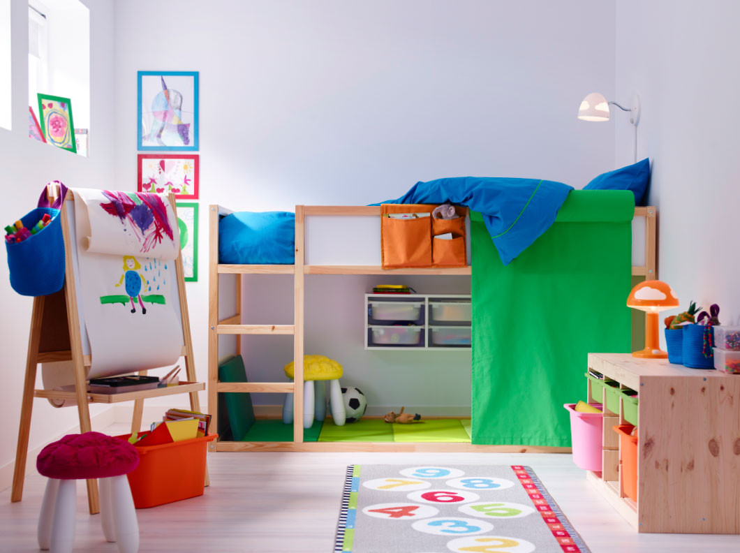 Ikea Kids Bedroom Furniture
 IKEA Kids Loft Bed A Space Efficient Furniture Idea for