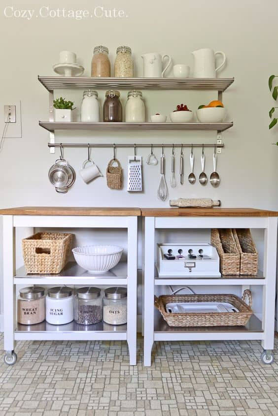 Ikea Kitchen Wall Shelves
 Emphasize Small Spaces With Kitchen Wall Storage Ideas