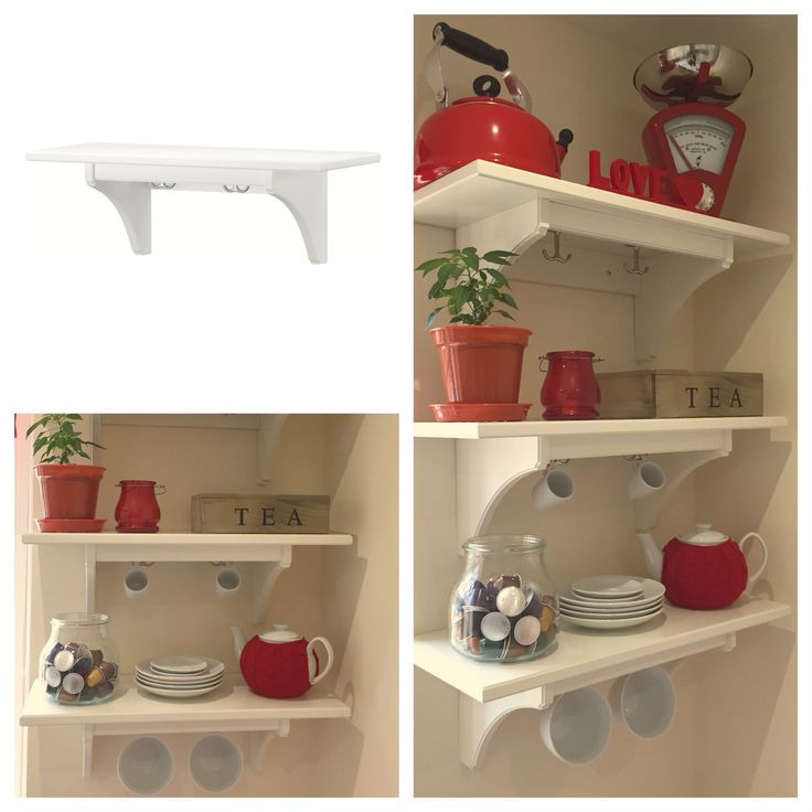 Ikea Kitchen Wall Shelves
 IKEA Stenstorp shelves x 3 = perfect addition to our