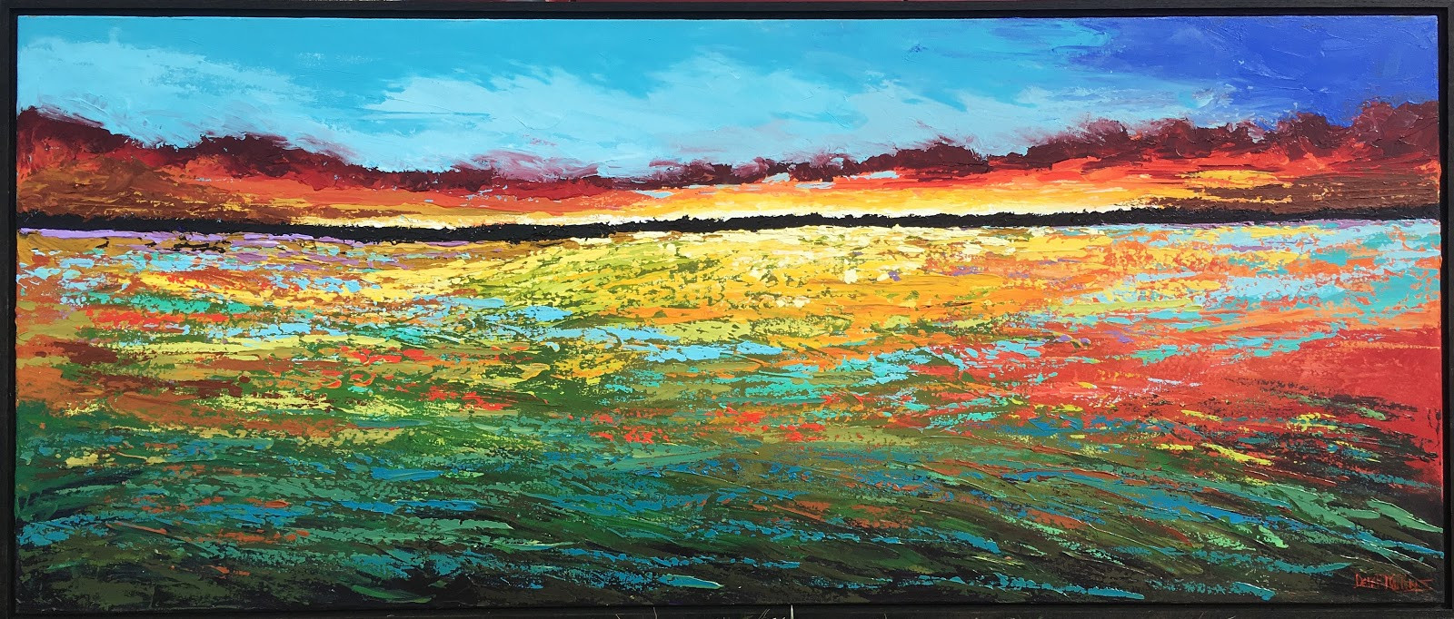 Impressionist Landscape Painting
 Artist Derek Collins Blog modern impressionist landscape