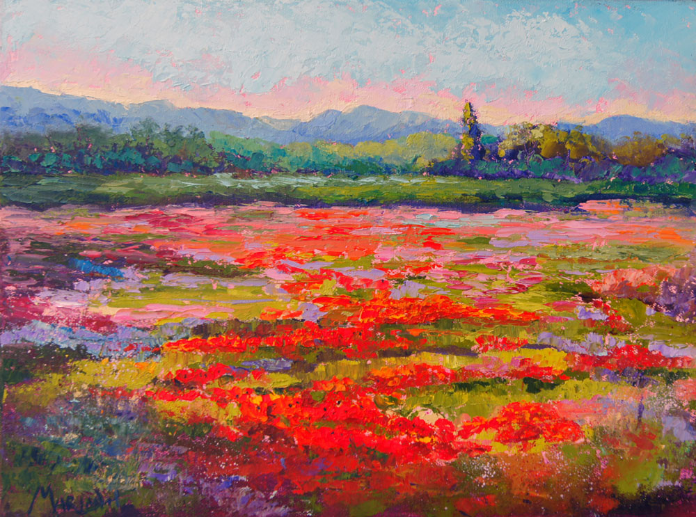 Impressionist Landscape Painting
 Palette Knife Painters International Impressionist