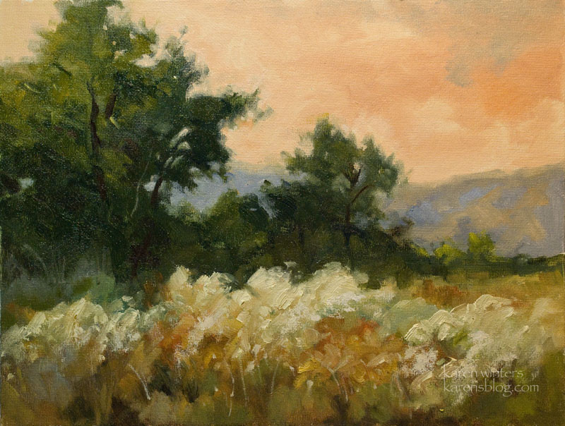 Impressionist Landscape Painting
 California Landscape Painting – Arroyo Meadow