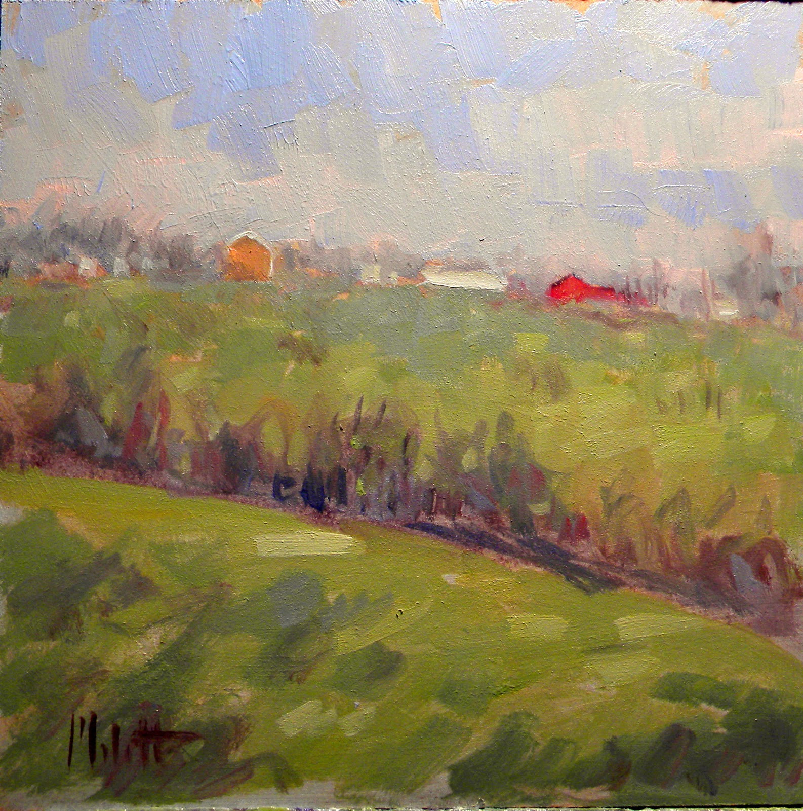Impressionist Landscape Painting
 Heidi Malott Original Paintings Impressionist Landscape