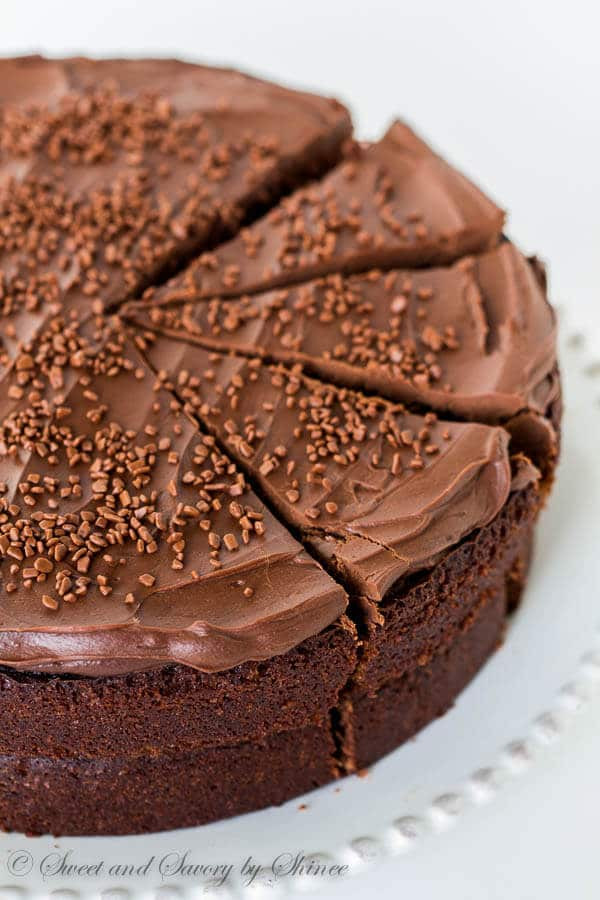 Ina Chocolate Cake
 Ina’s Chocolate Cake with Mocha Frosting Sweet & Savory